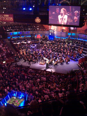 The Royal Albert Hall, Karen Gillan on the big screen