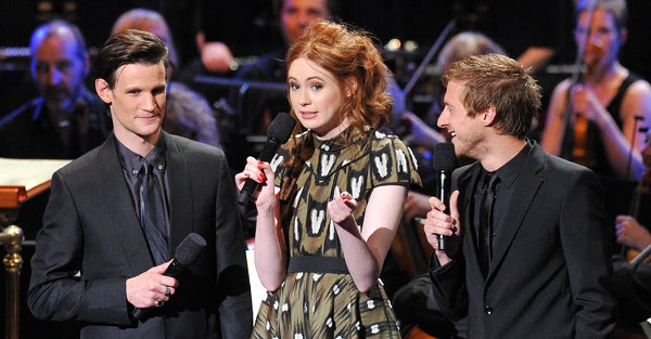 The Royal Albert Hall, Karen Gillan and her boys (Matt Smith and Arthur Darvill)