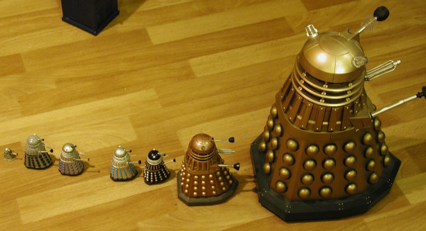 Dalek Vs. Dalek - Wayne starts a Conga Line to celebrate