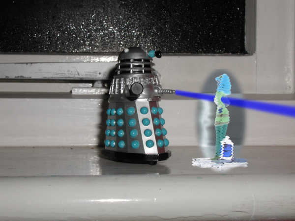 Mr. Dalek exterminates Daphne